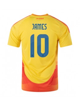 Kolumbija James Rodriguez #10 Domaci Dres Copa America 2024 Kratak Rukavima